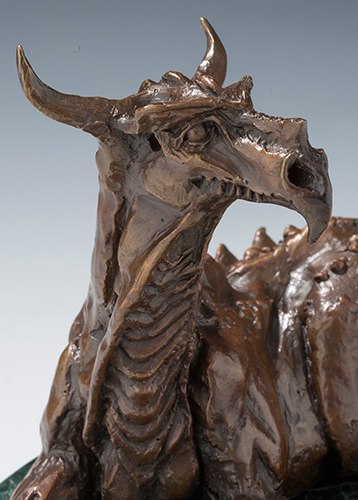 Dragon Bronze Sculptures