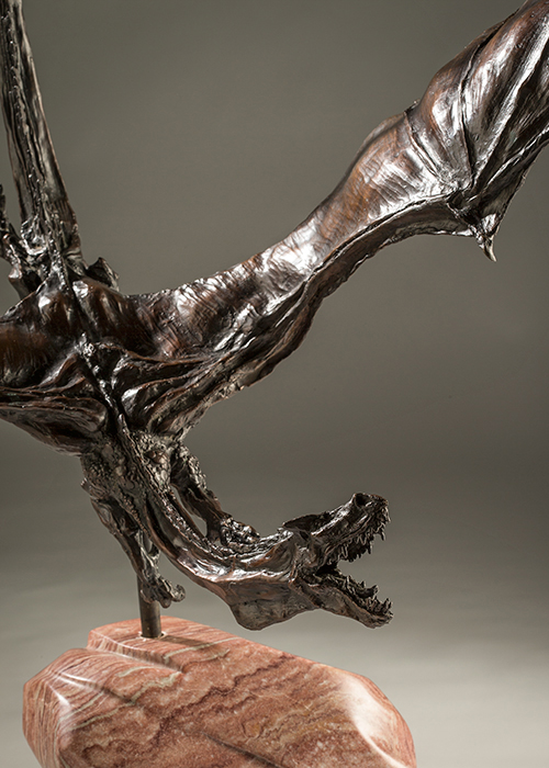 Fantasy Mythical Dragon sculptures
