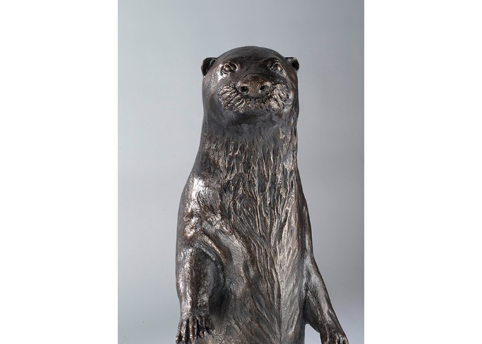 Large Standing Otter sculpture