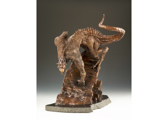 Juggernaut Mystical Dragon Sculpture Front