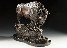 Veteran Bull Bison Buffalo Bronze Sculpture