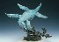 Plesiosaur Cast Bronze Sculpture