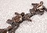 Race-to-the-Sea-mass-hatching-of-baby-sea-turtles,--cast-bronze-bas-relief,front-close-up