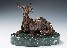 Resting Dragon Cast Bronze Sculpture